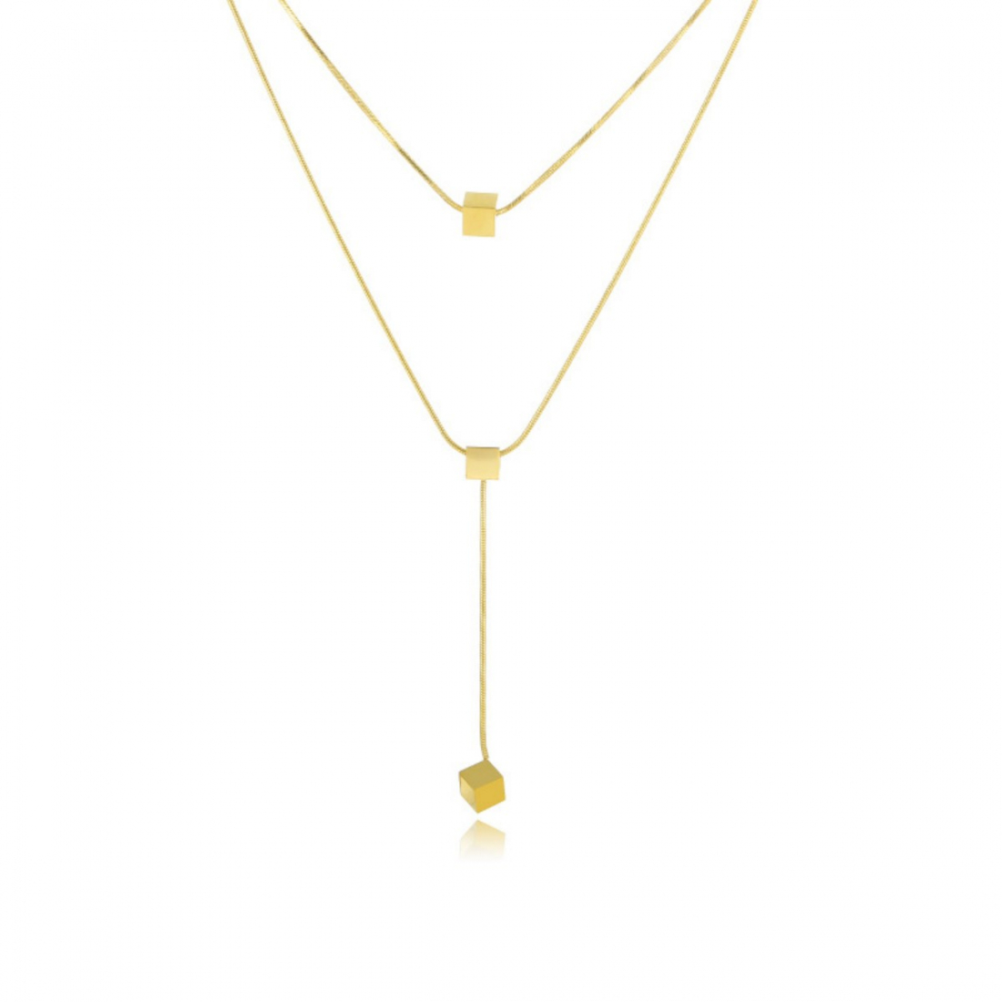 Women's 'The Layered Square' Pendant