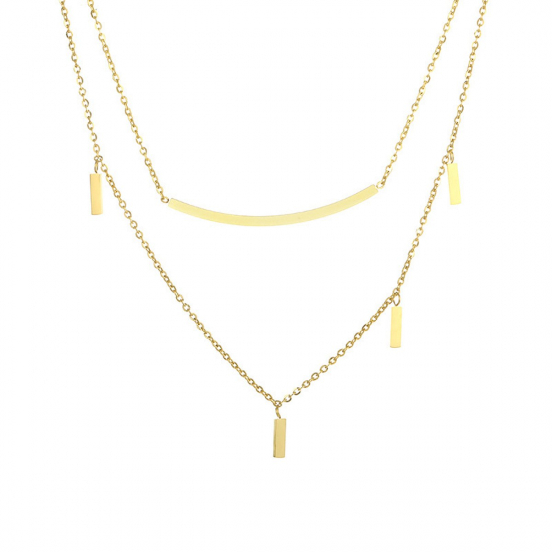 Women's 'Boho Layered Bar' Necklace