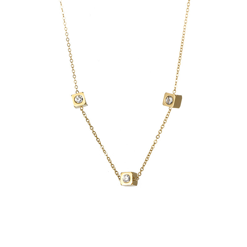 Women's 'Cabaret Stone Cube' Necklace