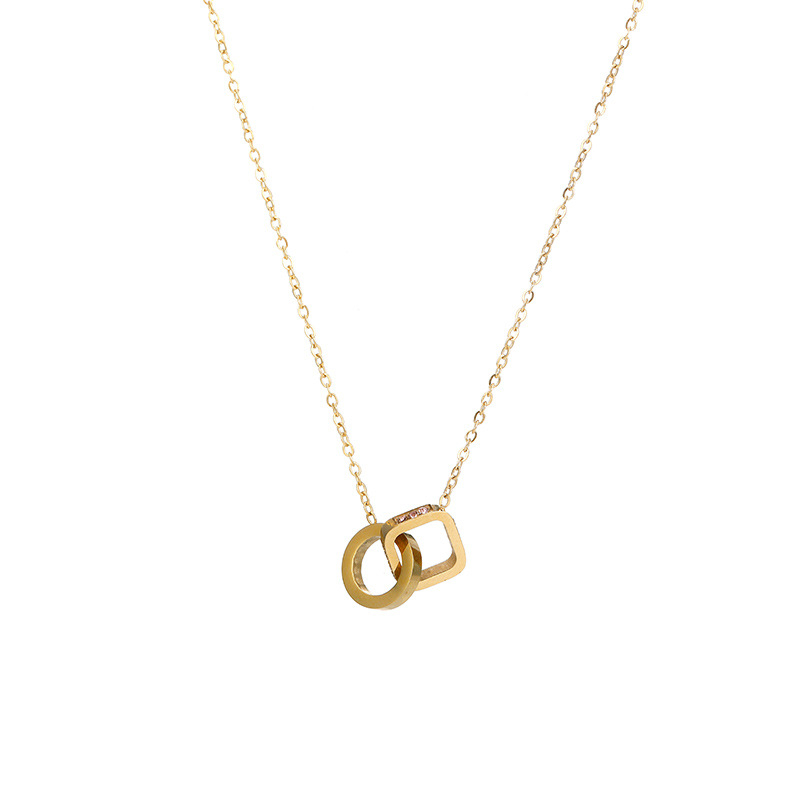 Women's 'Atlas Closed Interlocking' Necklace