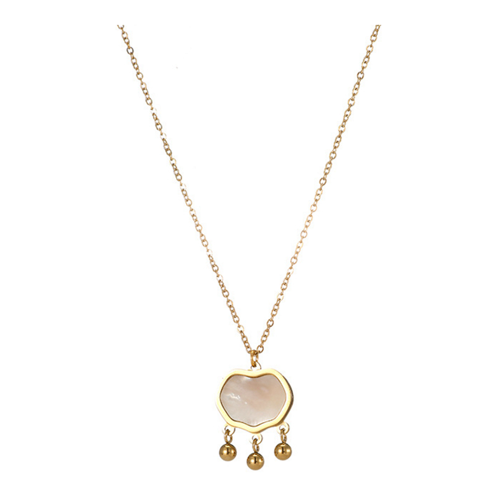 Collier 'Seashell Longevity Lock' pour Femmes