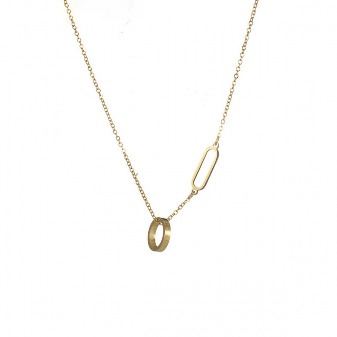 Women's 'Ring Paperclip' Pendant