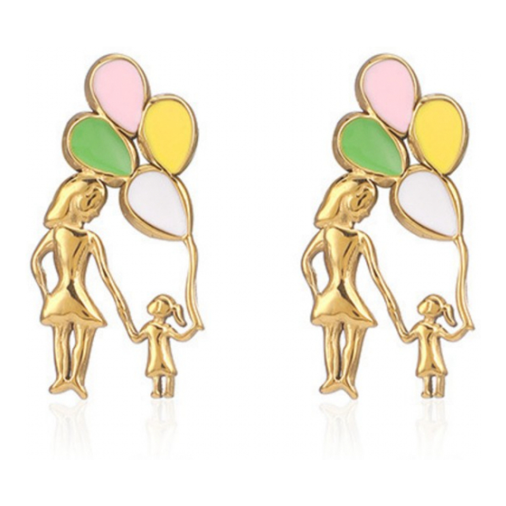 Boucles d'oreilles 'Happy Mother Daughter' pour Femmes