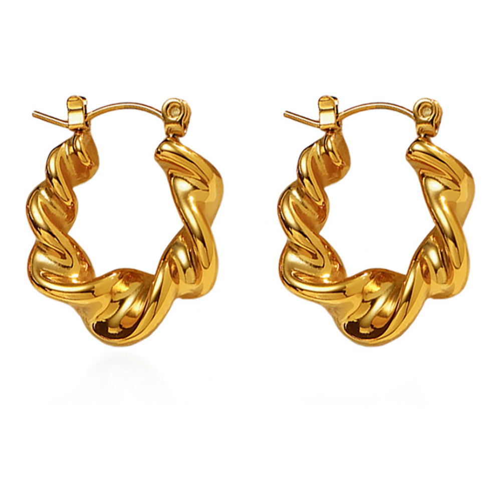 Boucles d'oreilles 'Helena Twist Hoop' pour Femmes
