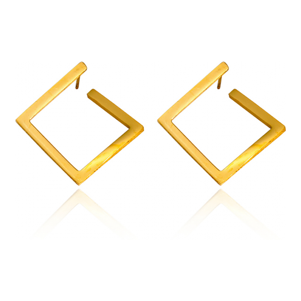 Boucles d'oreilles 'Andelaisi Boho Square Hoop' pour Femmes