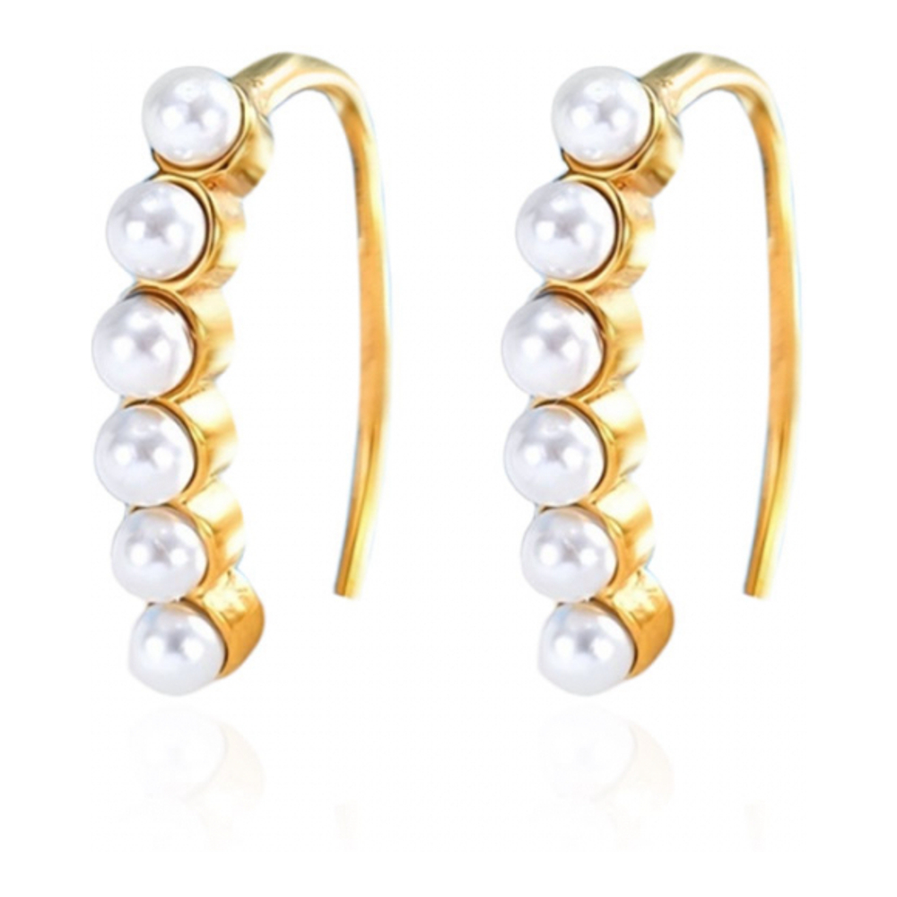 Boucles d'oreilles 'Linea Hook Pearl' pour Femmes