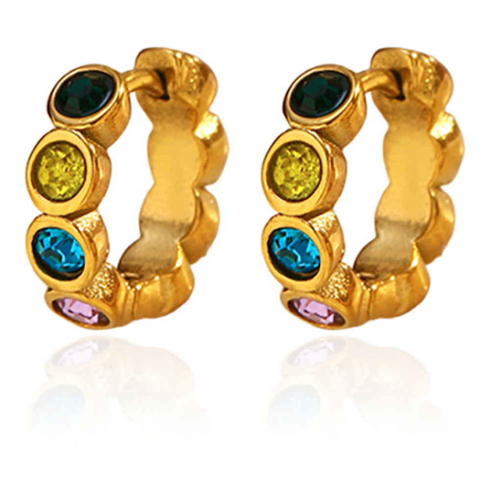 Boucles d'oreilles 'Infinity Stones Hoop' pour Femmes
