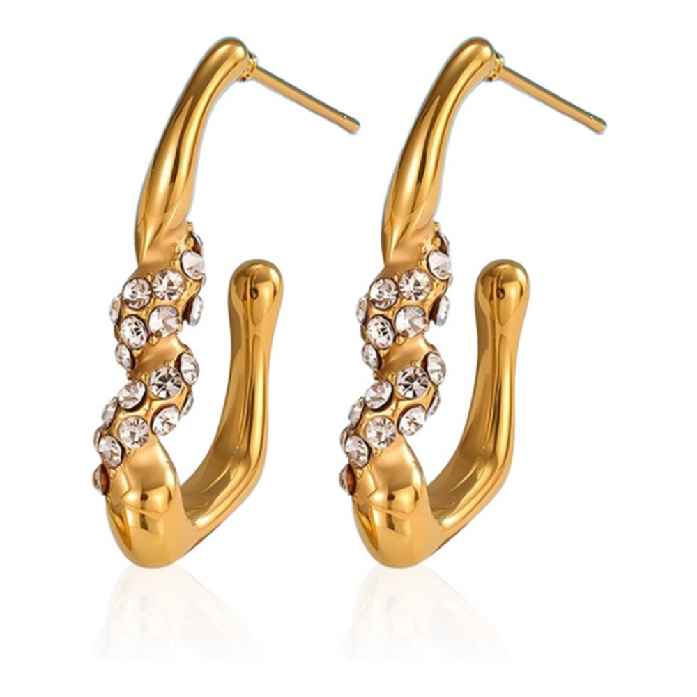 Boucles d'oreilles 'Firework Drip Hoop' pour Femmes