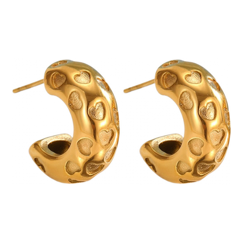 Boucles d'oreilles 'Queen of Hearts Hoops' pour Femmes