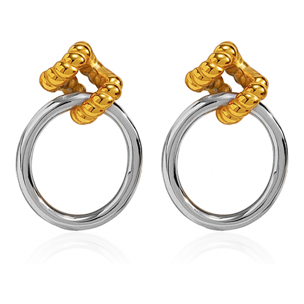 Women's 'Laura Interlocking Double Hoop' Earrings