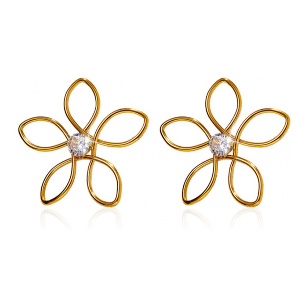 Boucles d'oreilles 'Wired Flower Decor Stud' pour Femmes