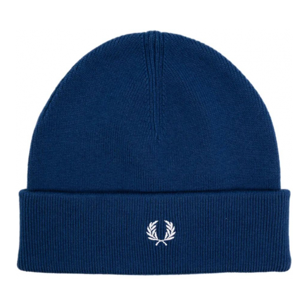Bonnet 'Logo-Embroidered Ribbed-Knit' pour Hommes