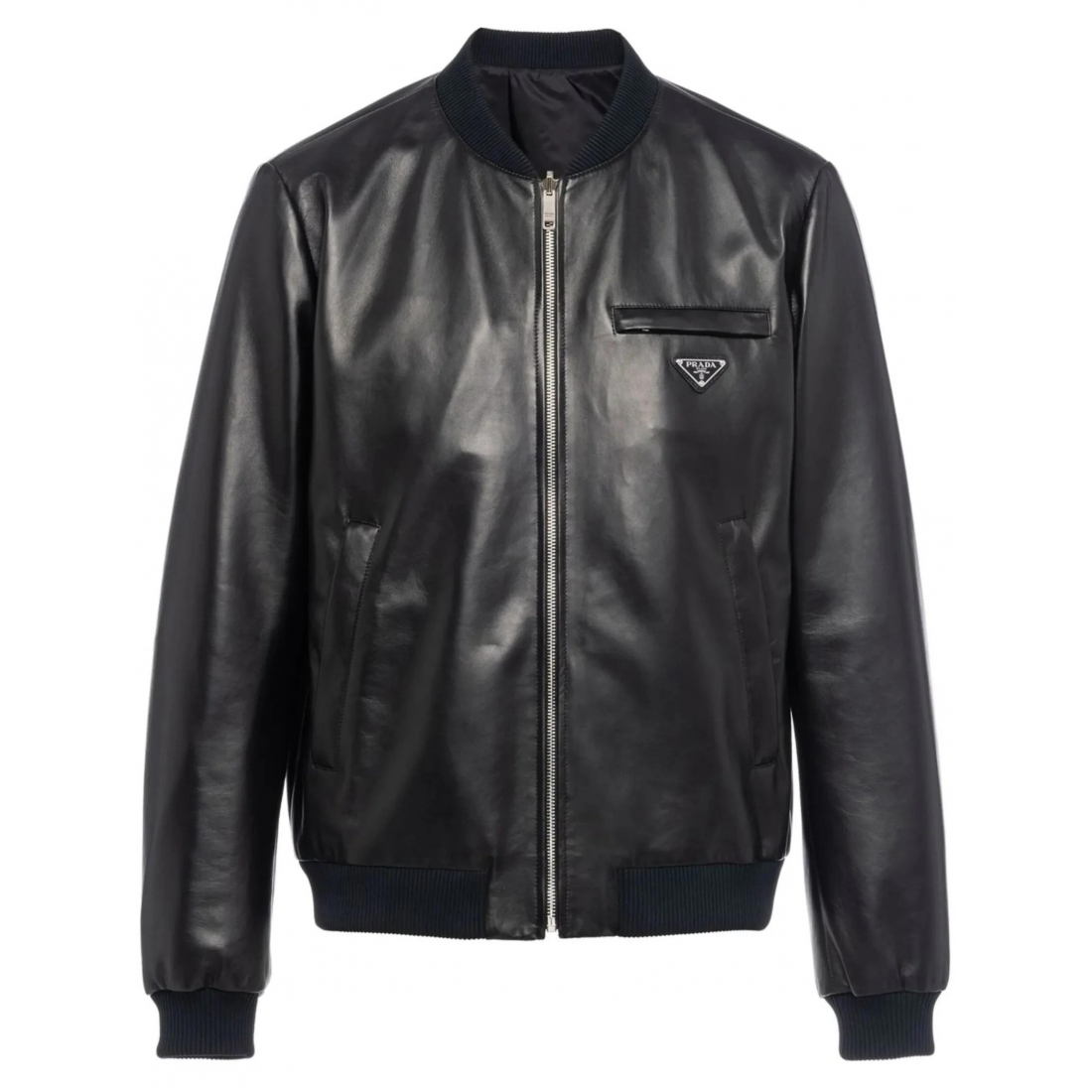 Veste en cuir 'Bomber' pour Hommes