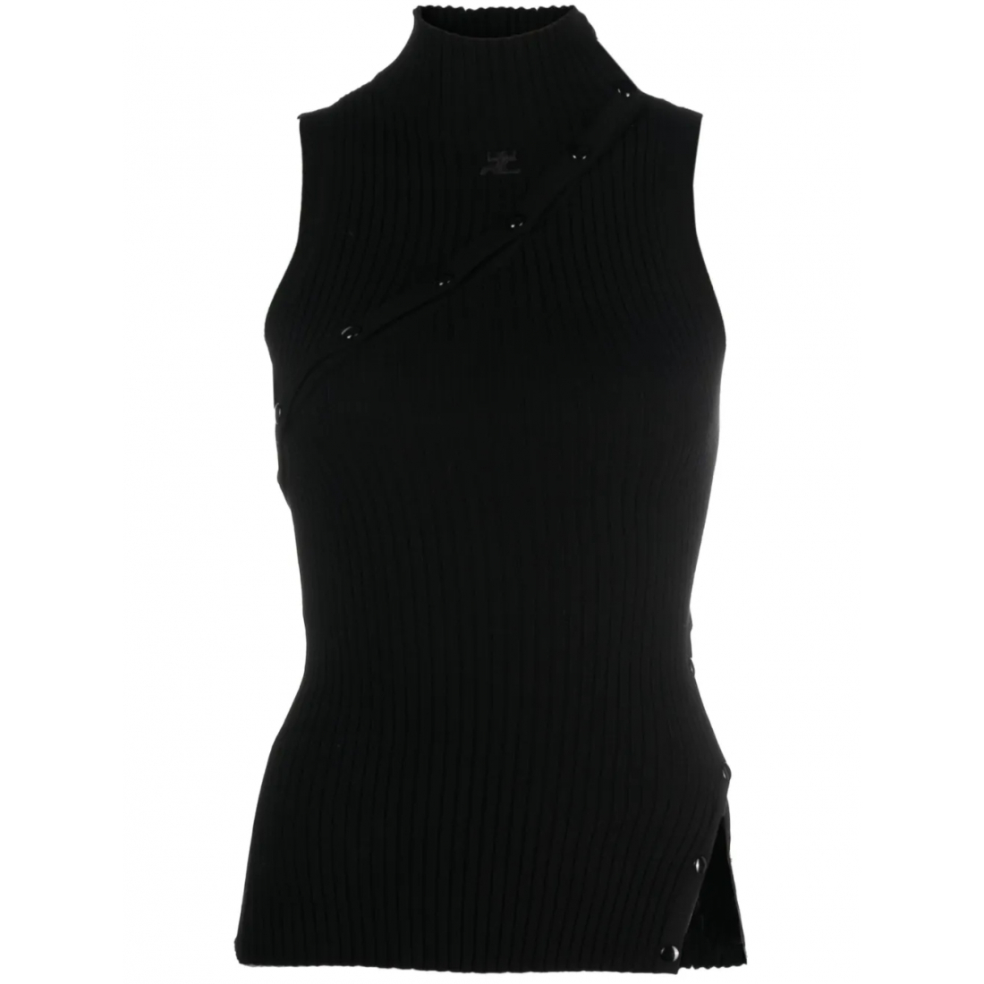 Débardeur 'Logo-Embroidered Ribbed' pour Femmes