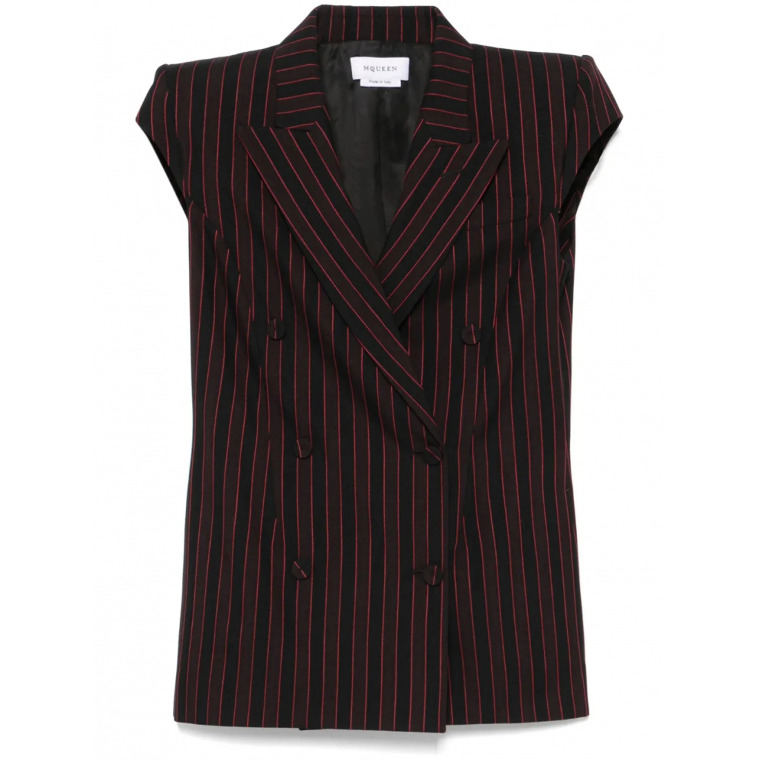Blazer 'Pinstriped Sleeveless' pour Femmes