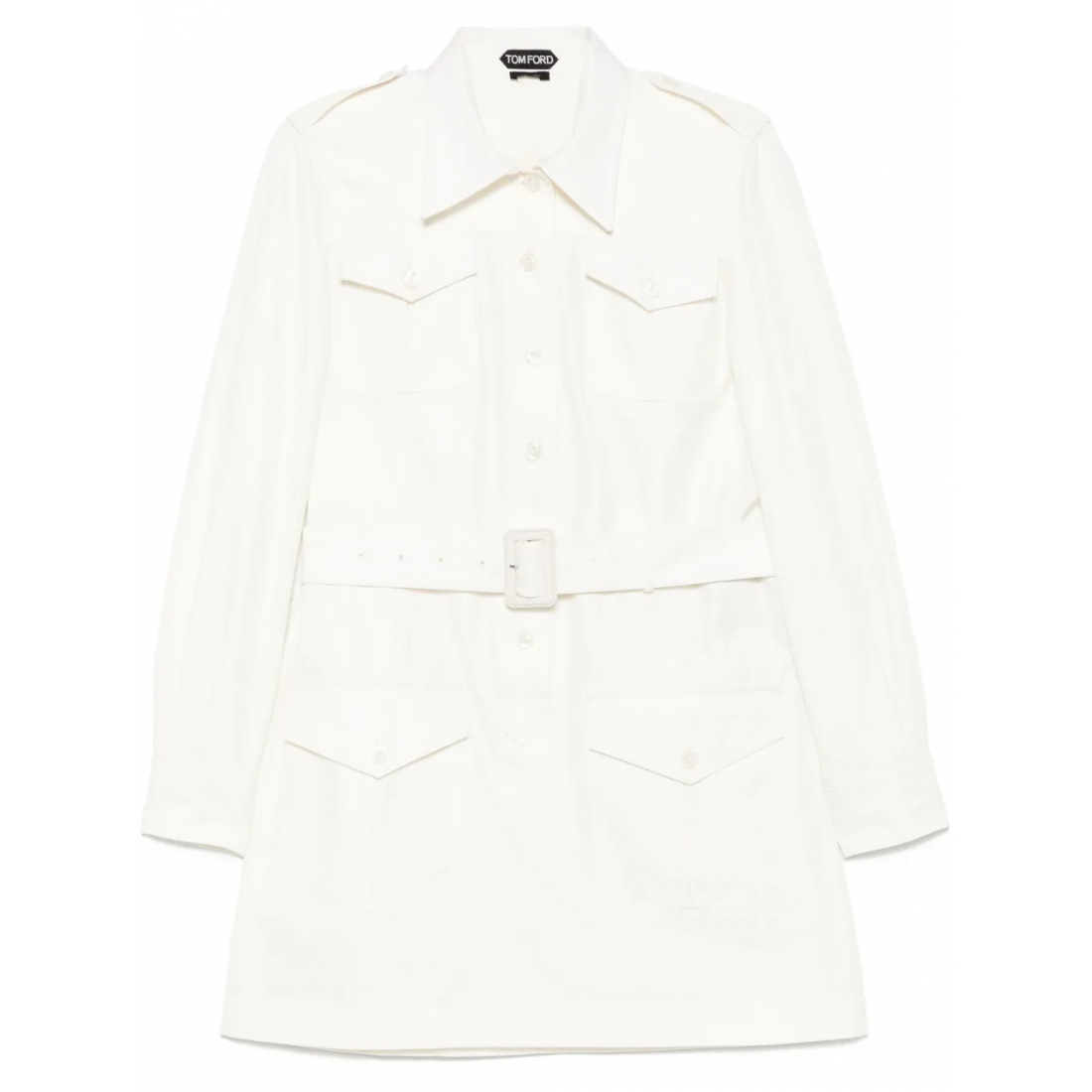Robe mini 'Belted Shirt' pour Femmes