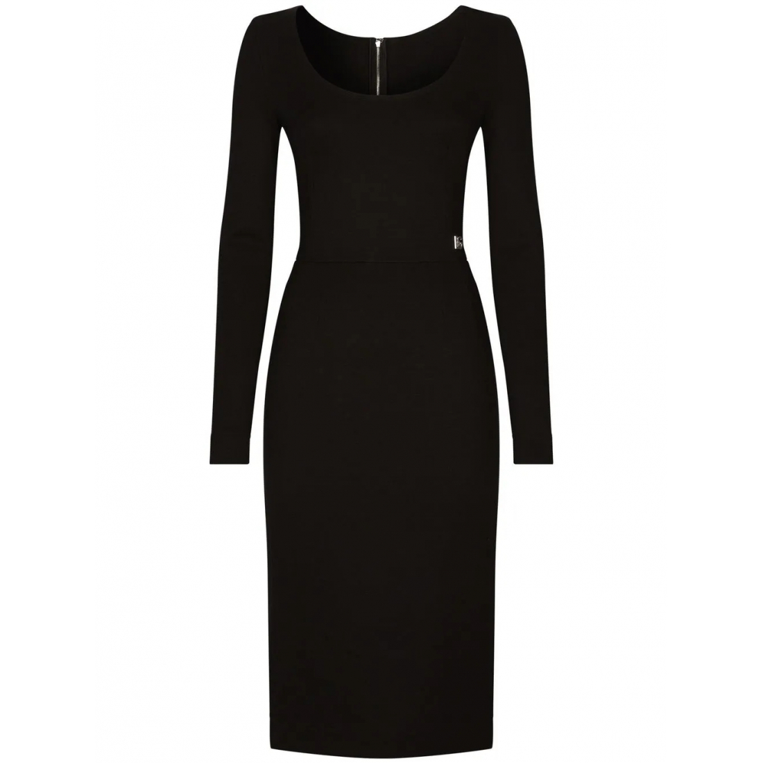 Robe Midi 'DG-Logo Milano-Rib' pour Femmes