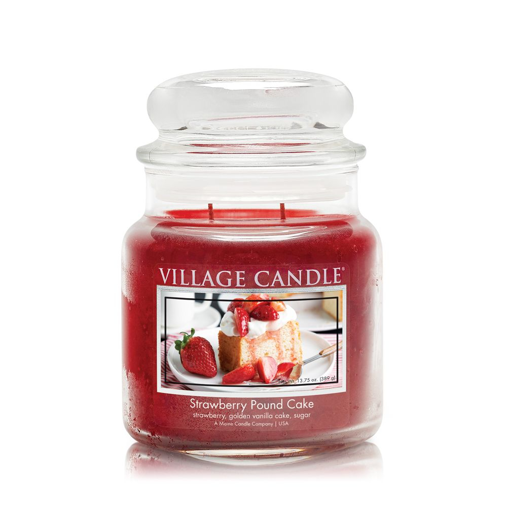 'Strawberry Pound Cake' Scented Candle - 389 g