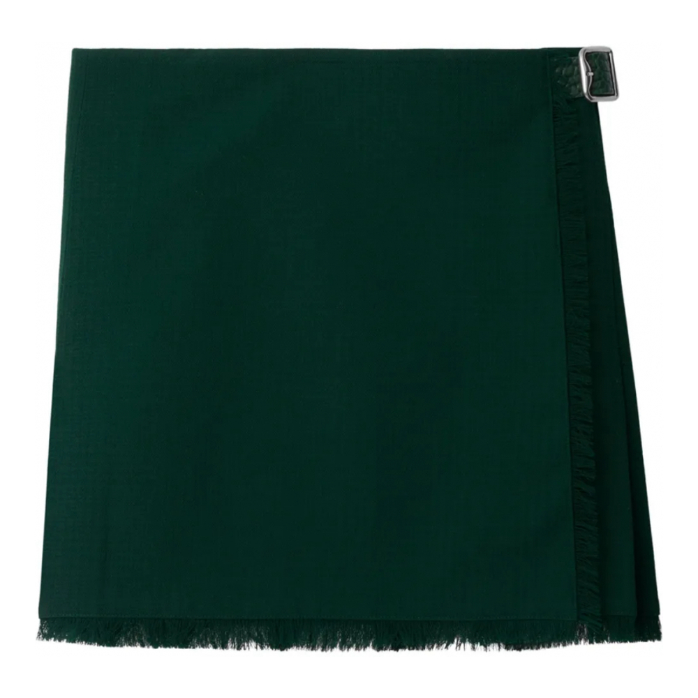 Women's 'Frayed-Edge Pleated' Skirt