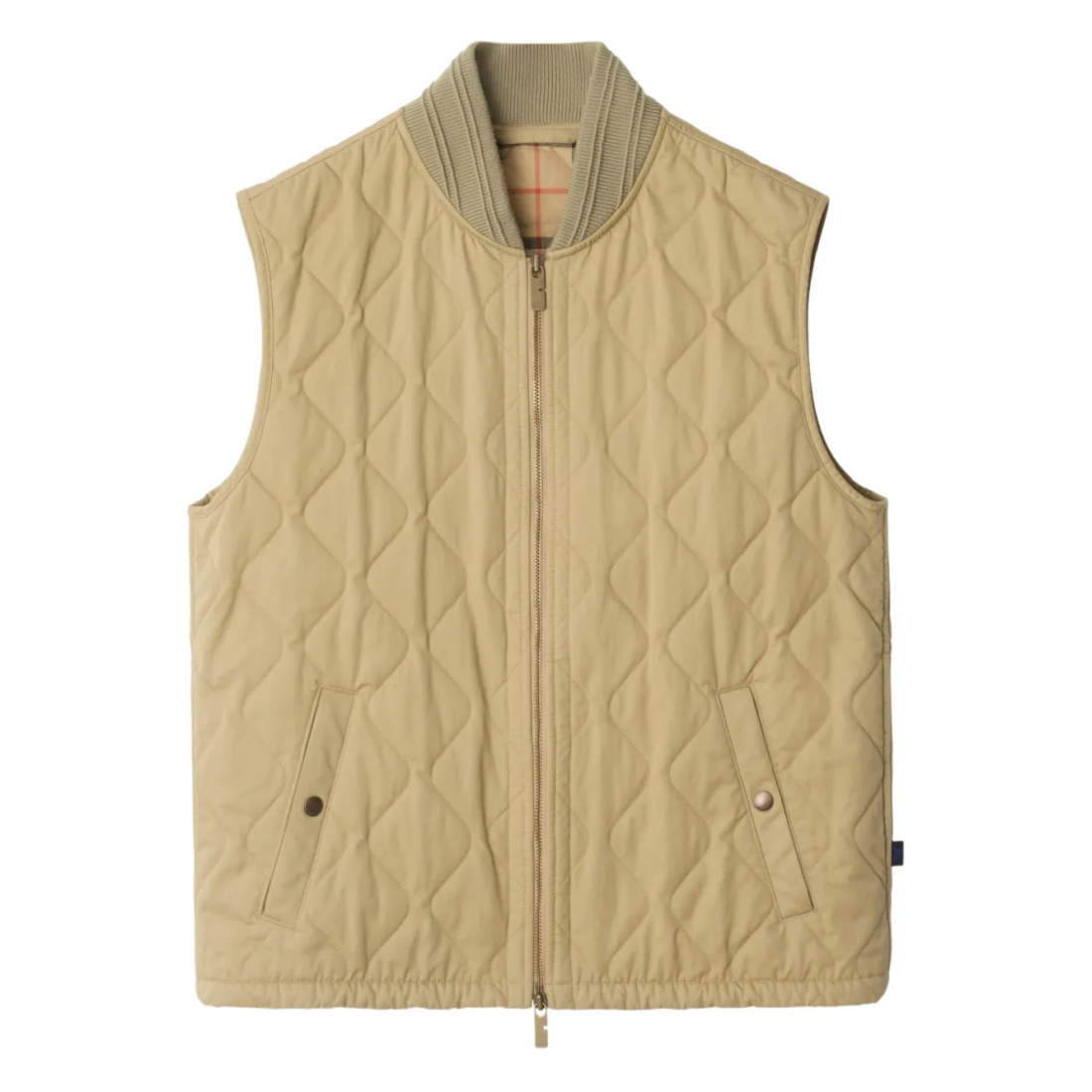 Gilet matelassé 'Quilted Gabardine' pour Hommes