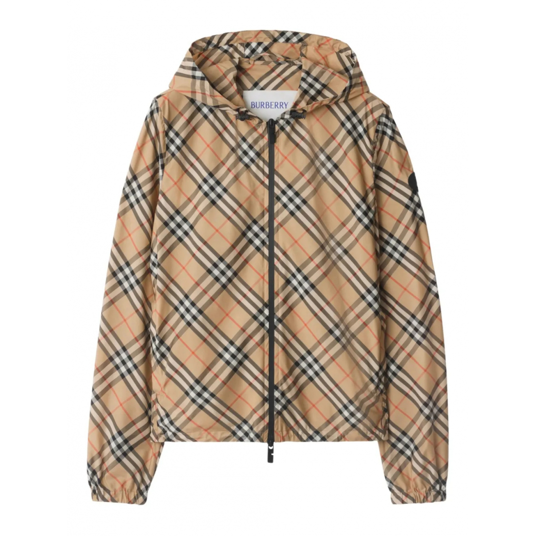 Veste 'Check Hooded' pour Femmes