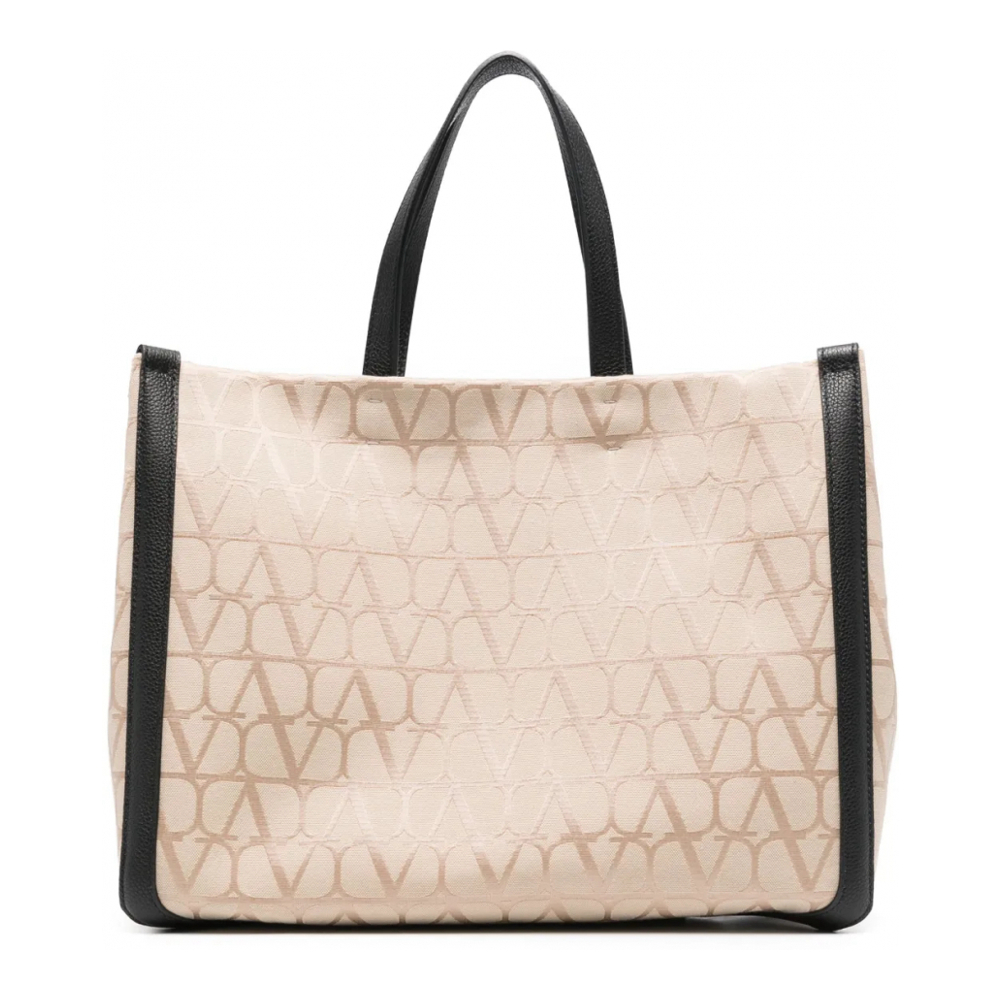 Men's 'VLogo-Print' Tote Bag