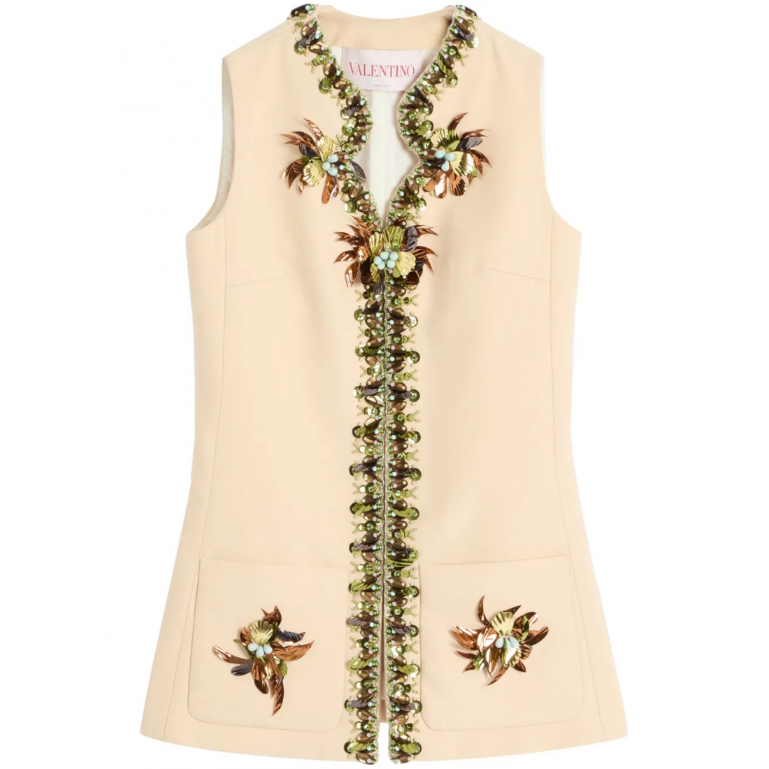 Gilet 'Double Compact Drill Embroidered' pour Femmes