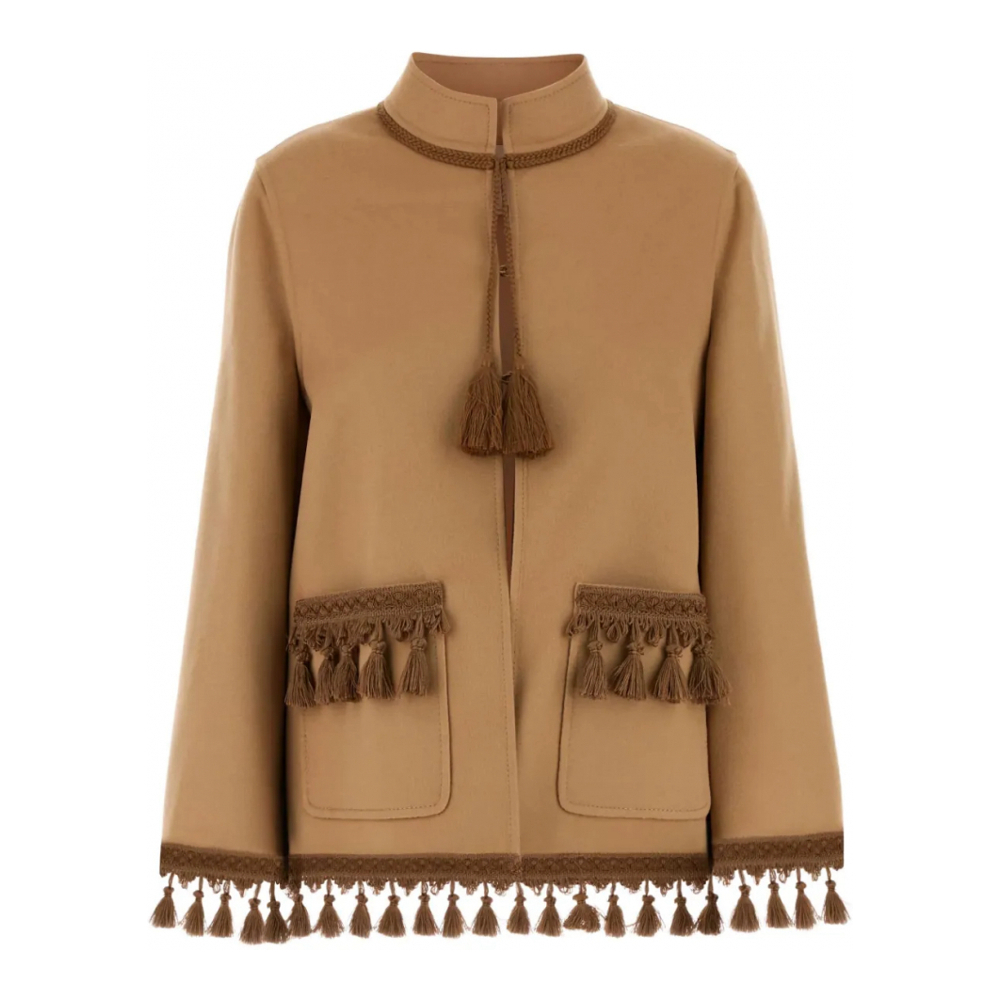 Veste 'Tassel-Trimmed' pour Femmes