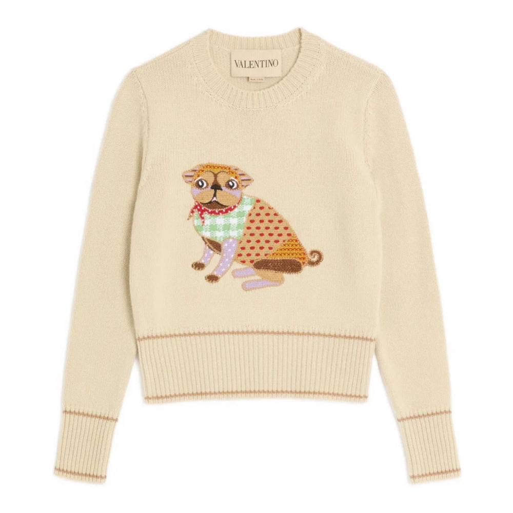 'Embroidered' Pullover für Damen