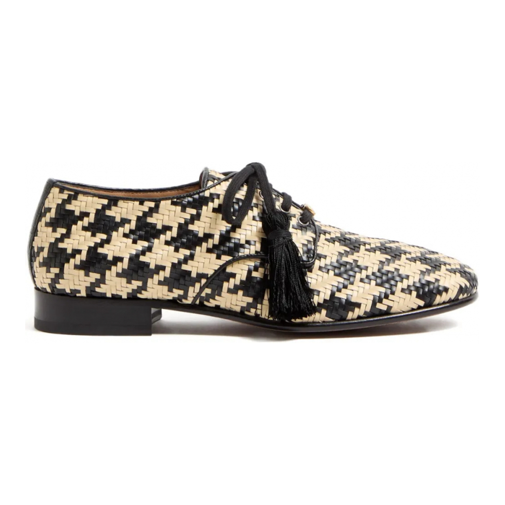 Men's 'Tassel-Detail Houndstooth' Loafers