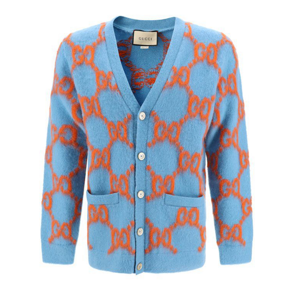 Men's 'GG Intarsia Knit' Cardigan