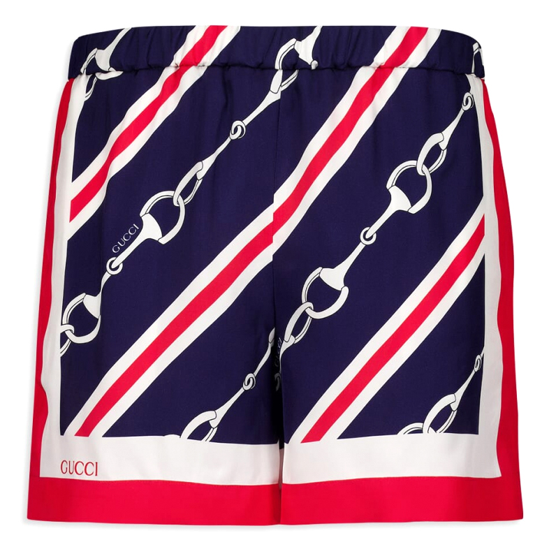 Short 'Horsebit Print' pour Femmes