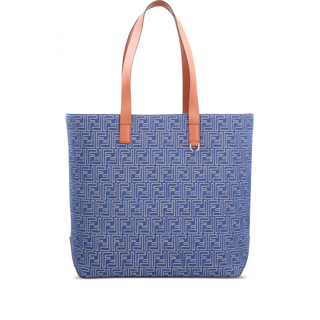 Men's 'Medium FF Jacquard Denim-EFFect' Tote Bag
