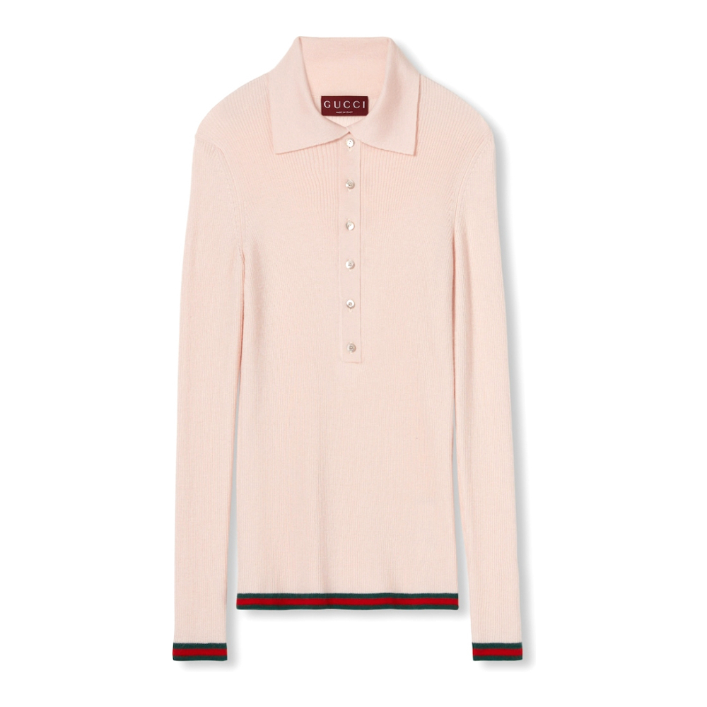 Polo manches longues 'Web' pour Femmes