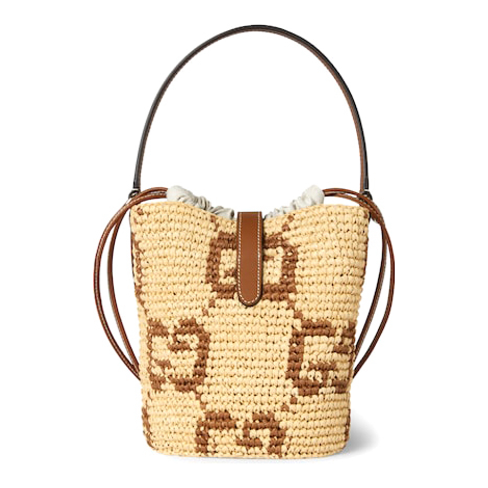 Women's 'Woven Mini' Bucket Bag