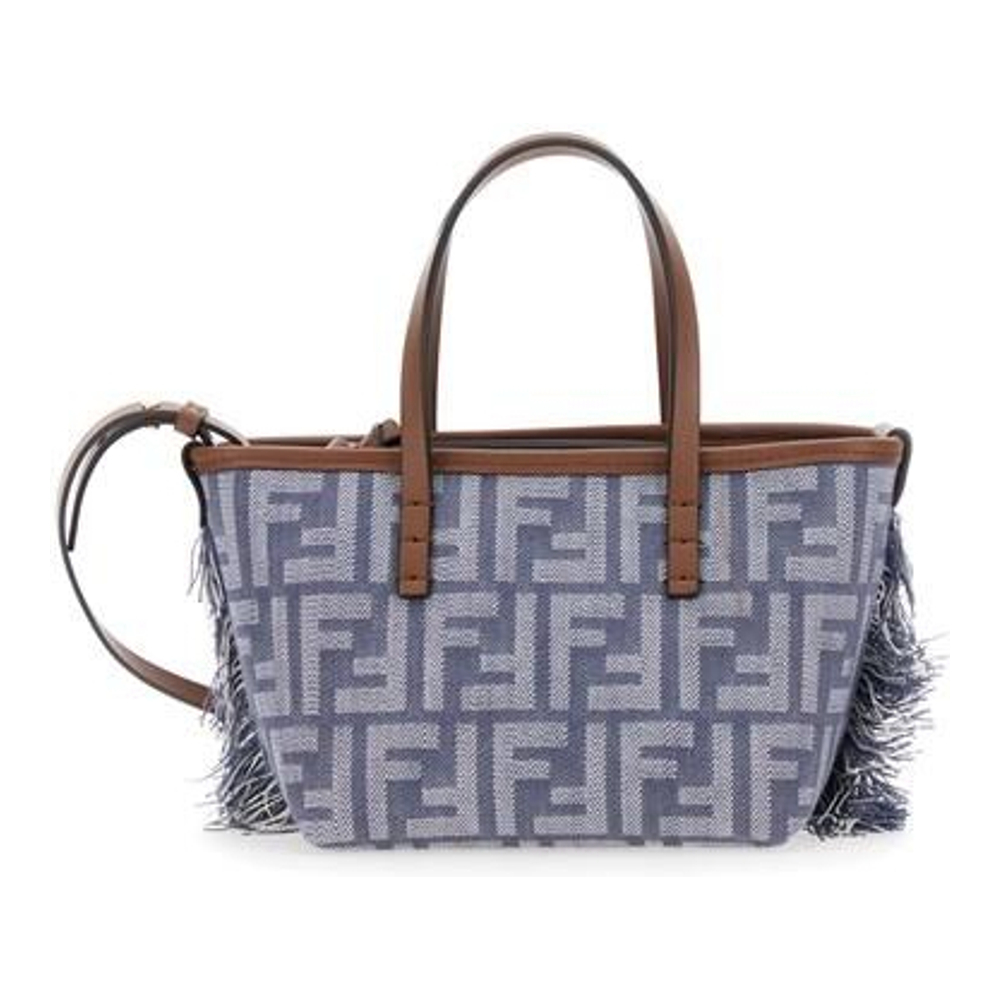 Women's 'Mini Roll Tessuto FF' Shoulder Bag