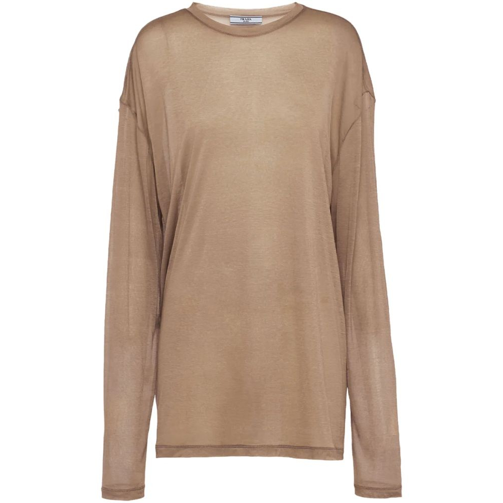 Henley 'Semi-Sheer' pour Femmes