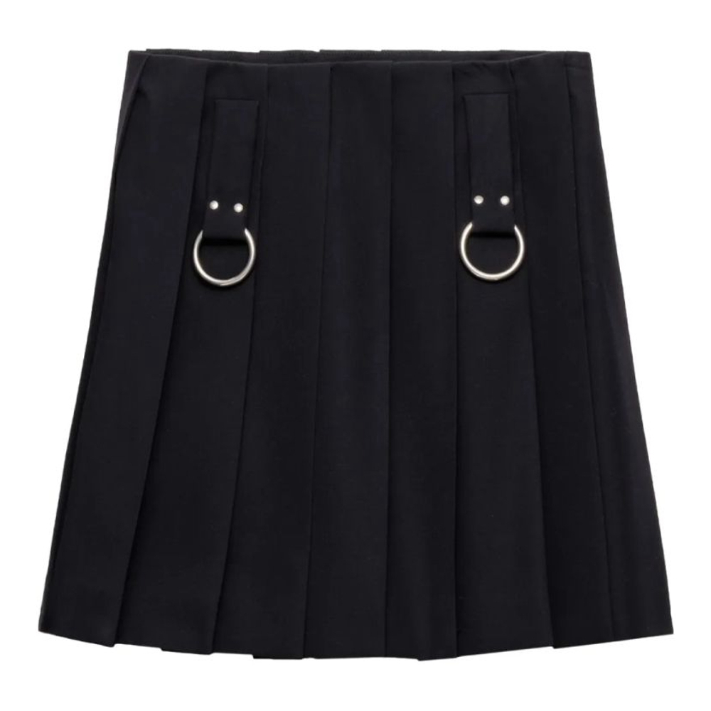 Mini Jupe 'Pleated Gabardine' pour Femmes