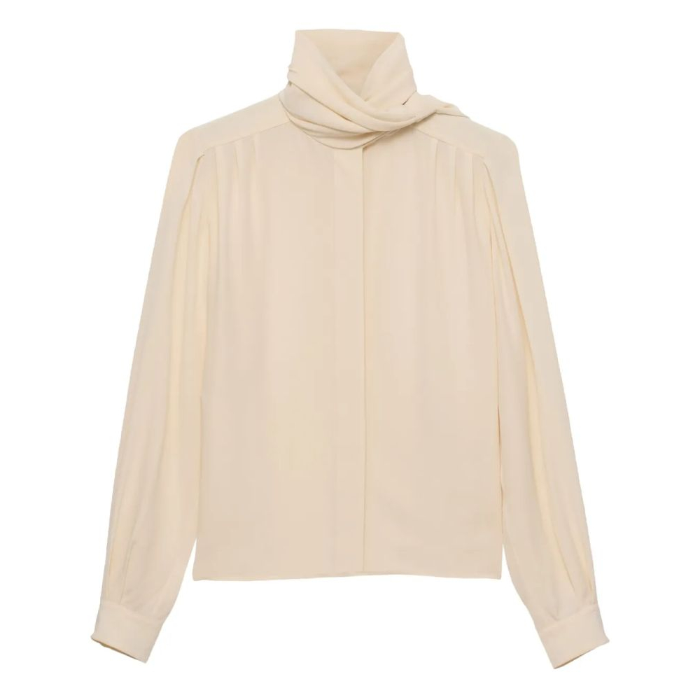 Women's 'Scarf-Detail' Shirt