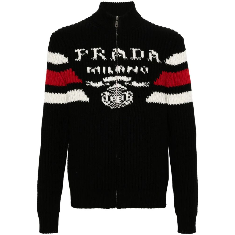 Cardigan 'Logo-Jacquard' pour Hommes