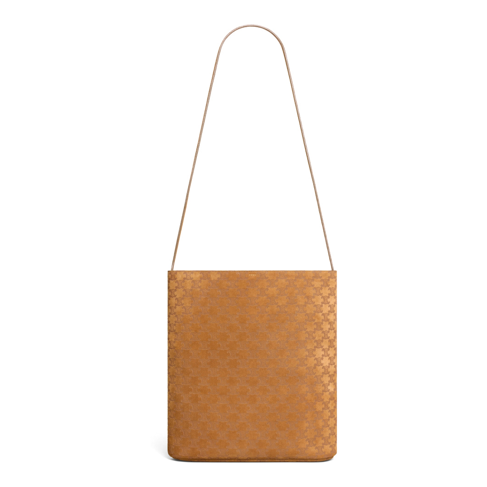 Men's 'With Triomphe All Over' Bucket Bag