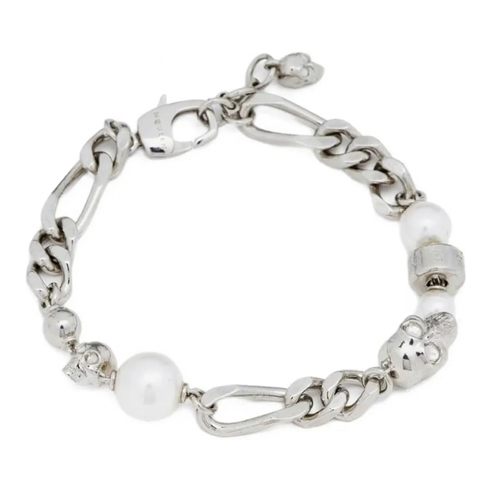 Bracelet 'Skull-Motif Chain' pour Hommes