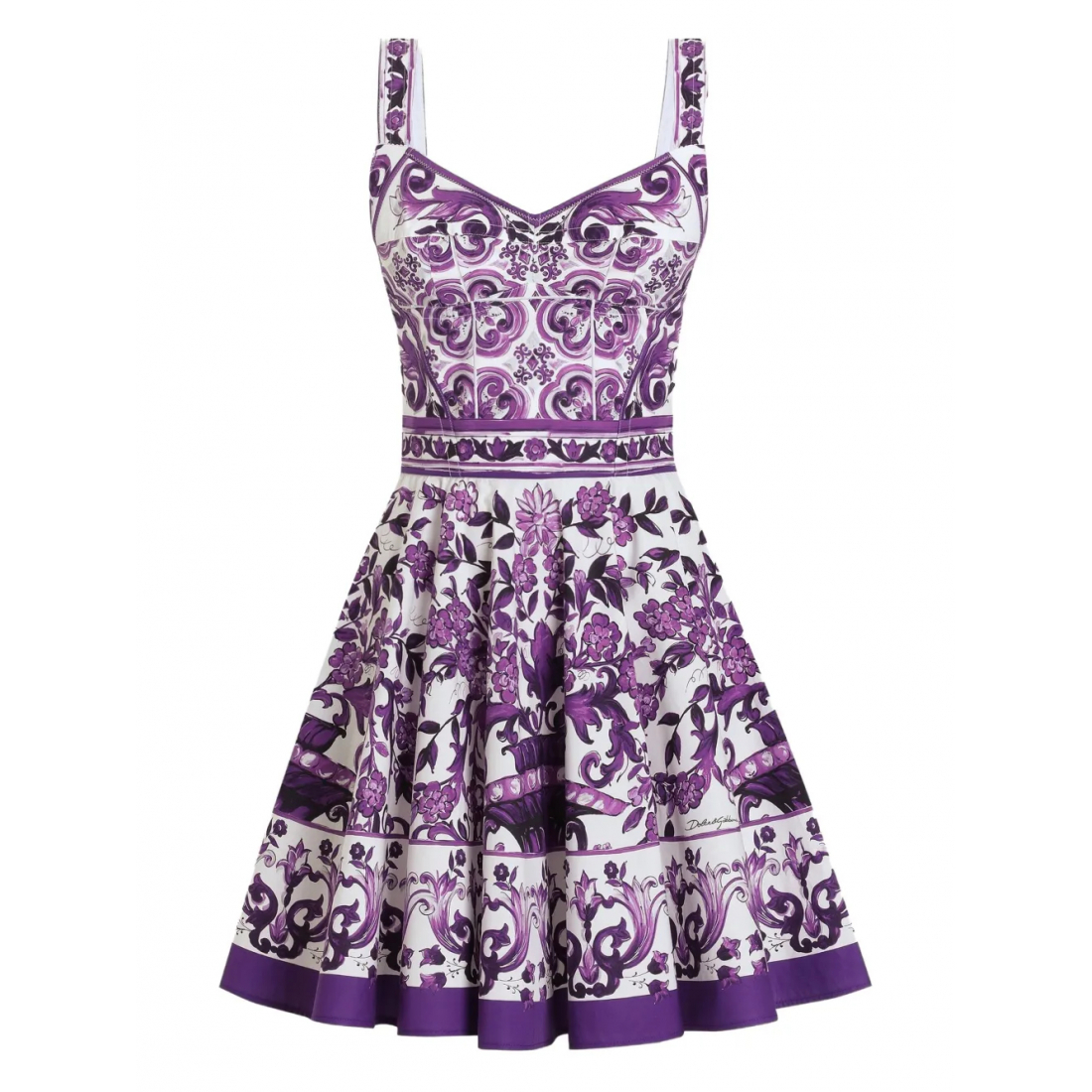 Robe mini 'Majolica-Print' pour Femmes