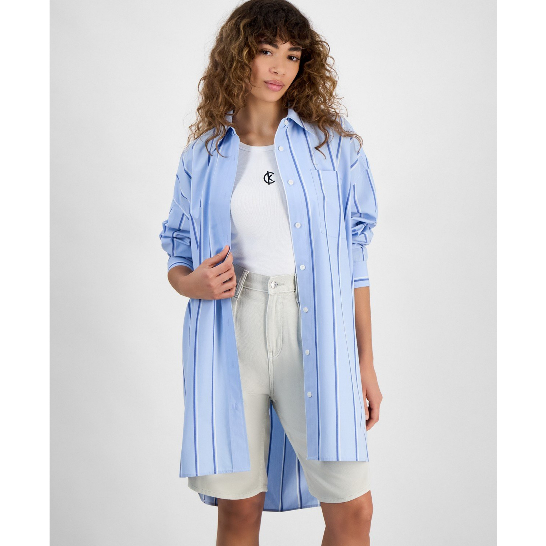 Femmes's 'Striped Relaxed' Chemise