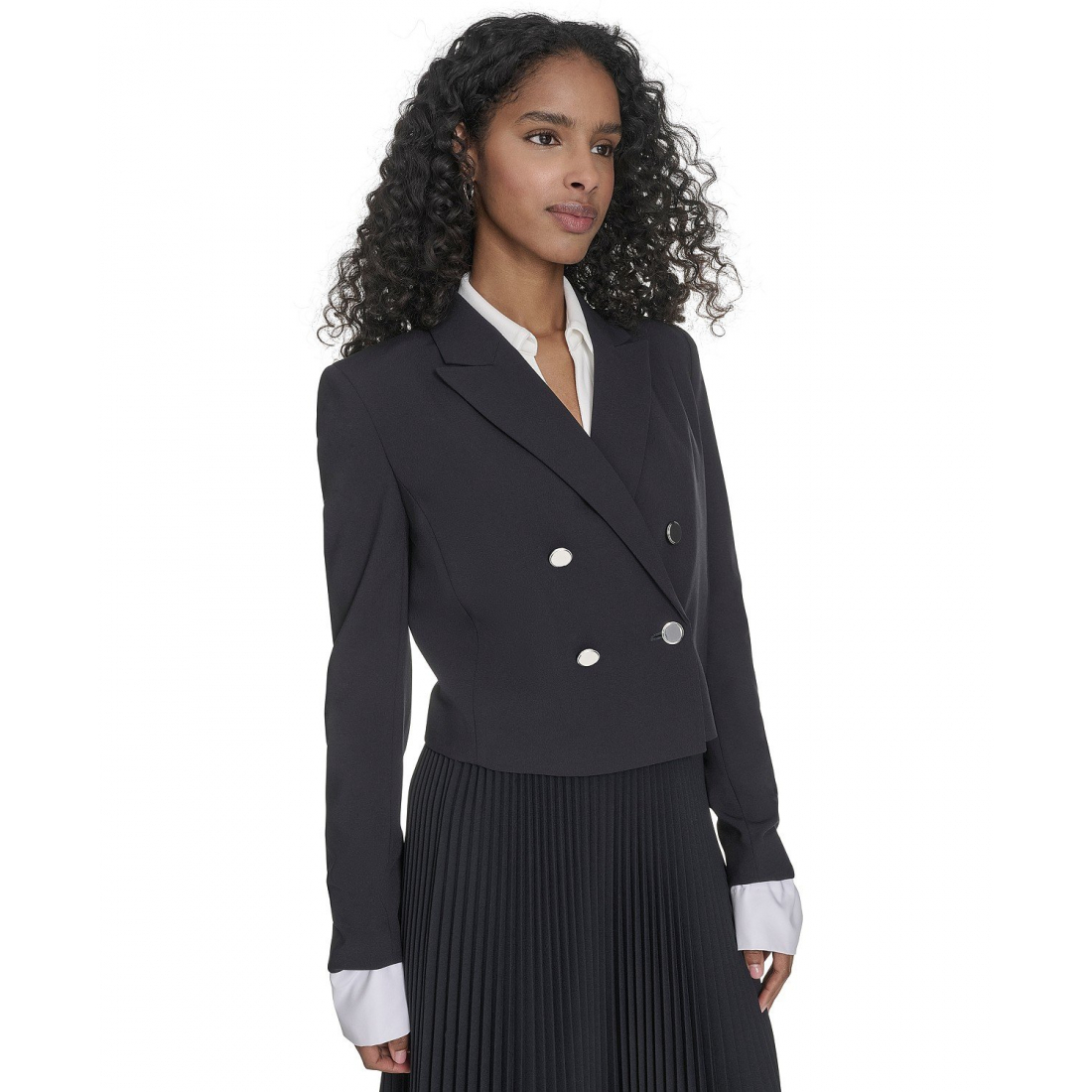 Blazer 'Double-Breasted Cropped' pour Femmes