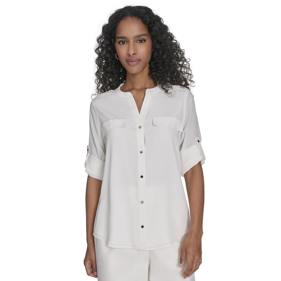 Femmes's 'Roll-Tab' Blouse