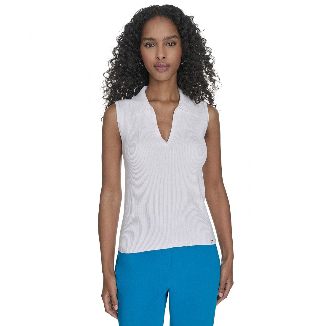 Haut sans manches 'Johnny-Collar' pour Femmes