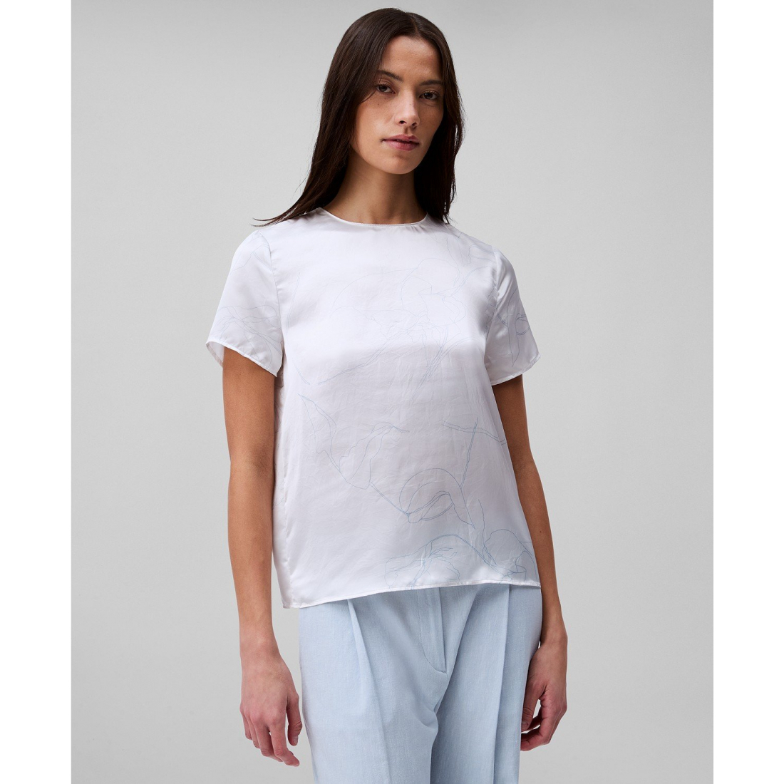 T-shirt 'Printed Crushed' pour Femmes