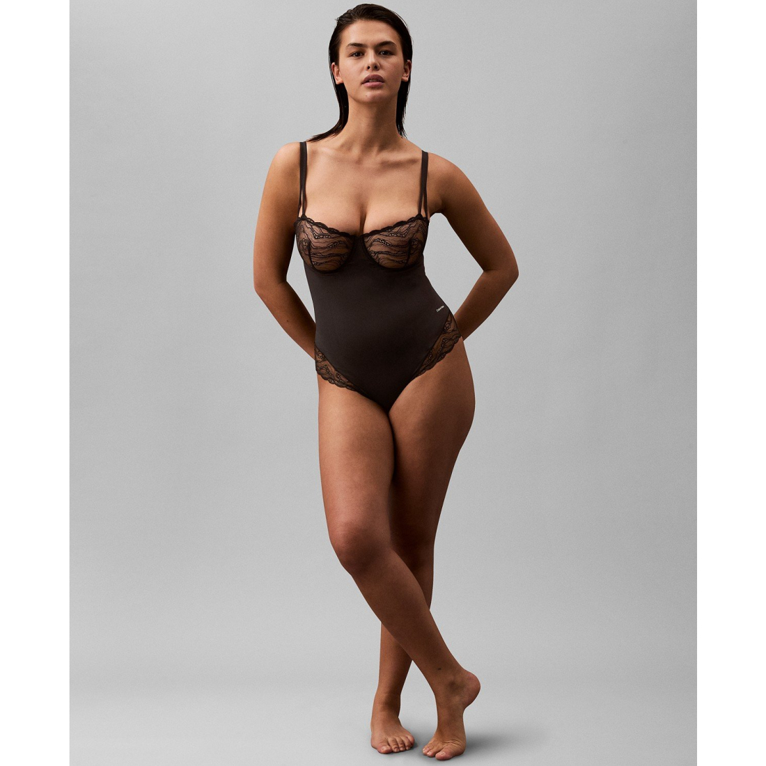 Body sculptant 'Lace-Trim' pour Femmes