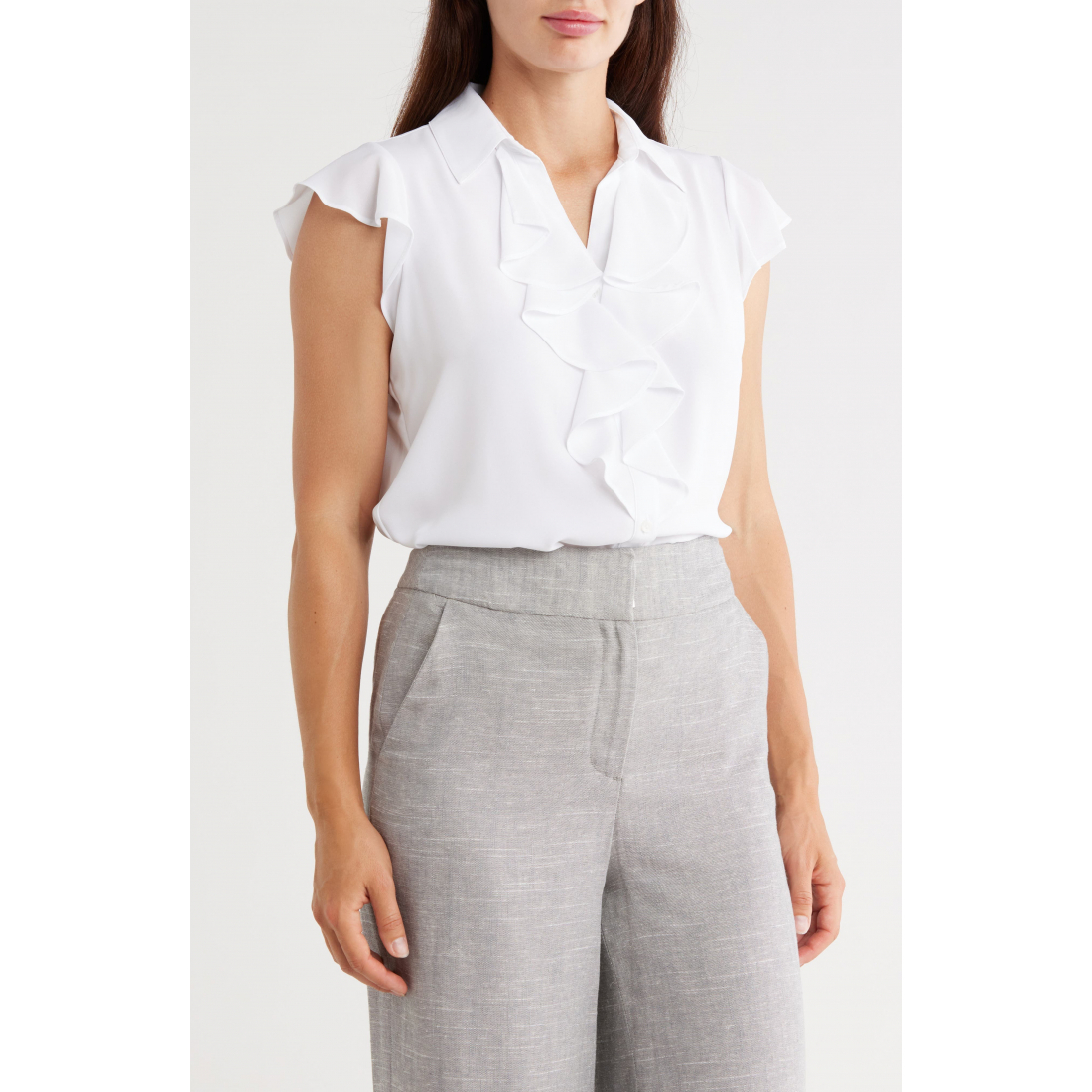 Femmes's 'Ruffle Cap Sleeve' Top